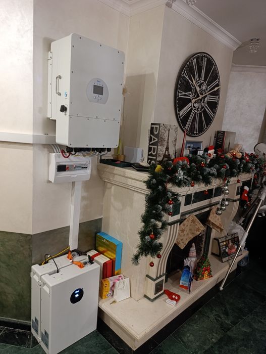 Встановлення інверторів Agent Jsdsolar Deye, зарядних станцій та АВР