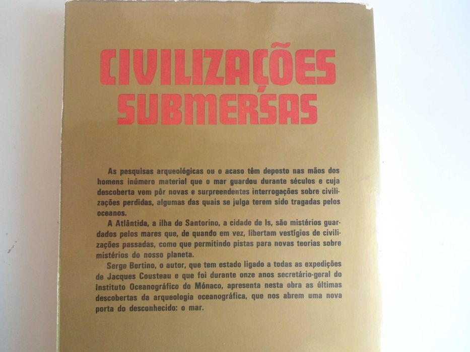 Civilizações Submersas de Serge Bertino