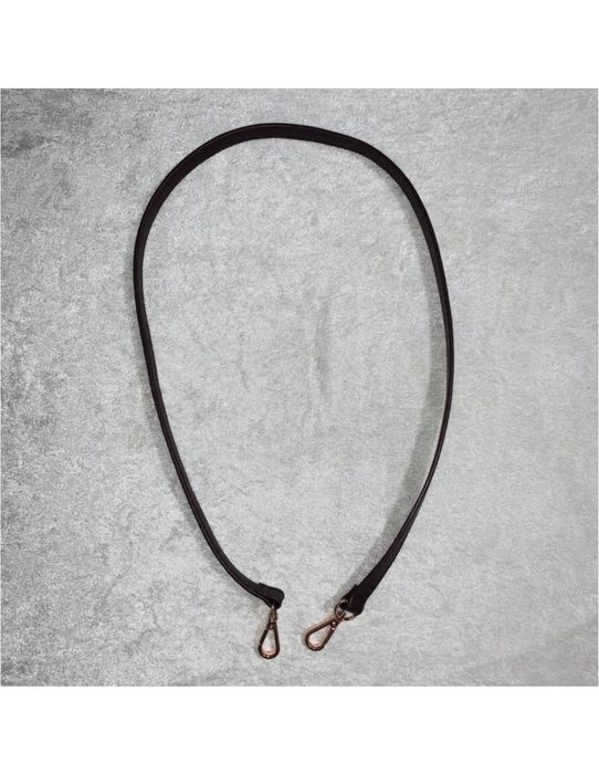 Тонкий плечовий ремінь сумки з фурнітурою рожеве золото