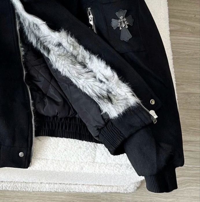 Чорна куртка бомбер демісезон/Куртка бомбер демисезонная унісекс