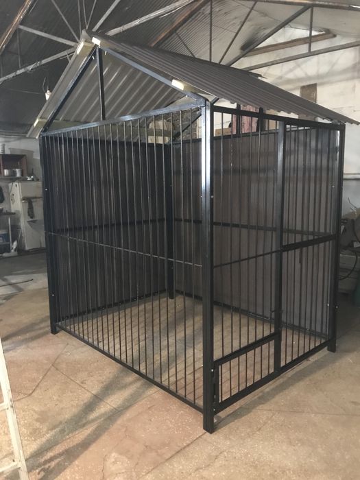Вольер для собак разборный металоконструкція