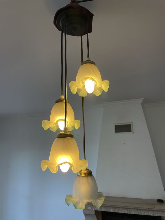 Candeeiro de teto Floral (modelo unico)