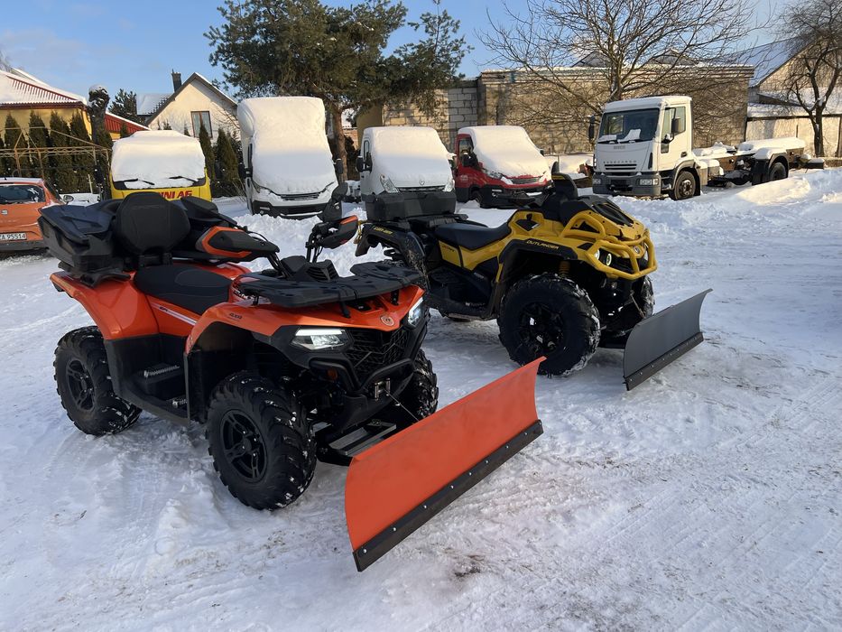 Wynajem Pług Odśnieżanie  Quada Raptor CfMoto Can-Am Polaris Off-Road