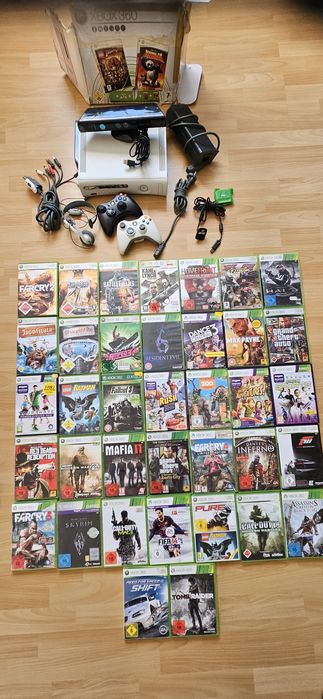 Xbox 360 dysk 60 GB 37 gier duży komplet