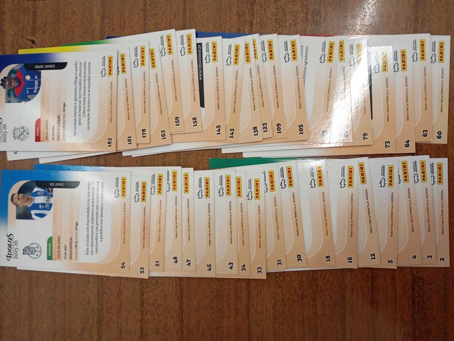 Cartas ídolos 2025/2026