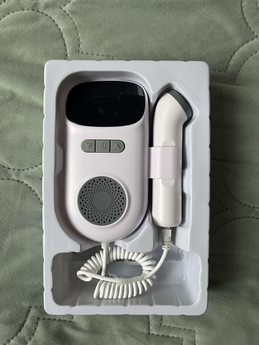 Detektor tętna płodu i gel, doppler