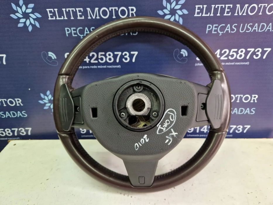 Volante usado pele com airbag JAGUAR XF X250 MULTIFUNÇÕES