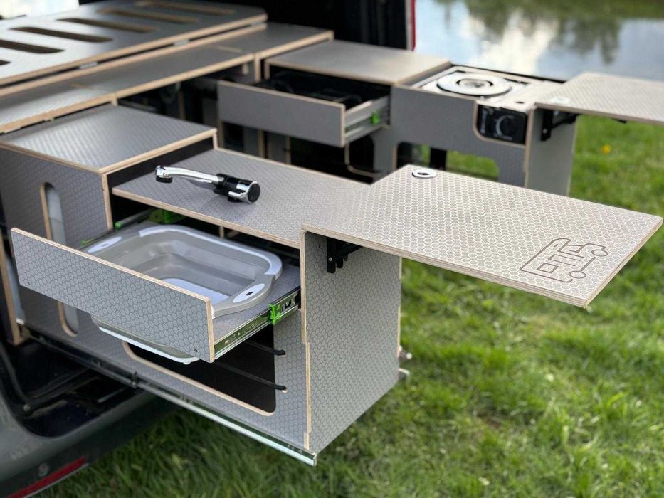 Camperbox zabudowa turystyczna kempingowa TRAFIC VITO T5 T6 T7 TRANSIT