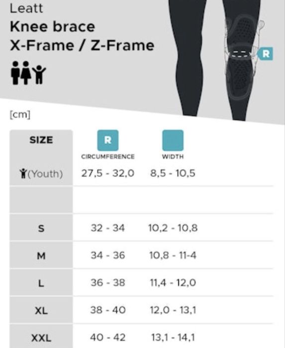 Ortezy, ochraniacze kolan Leatt z-frame