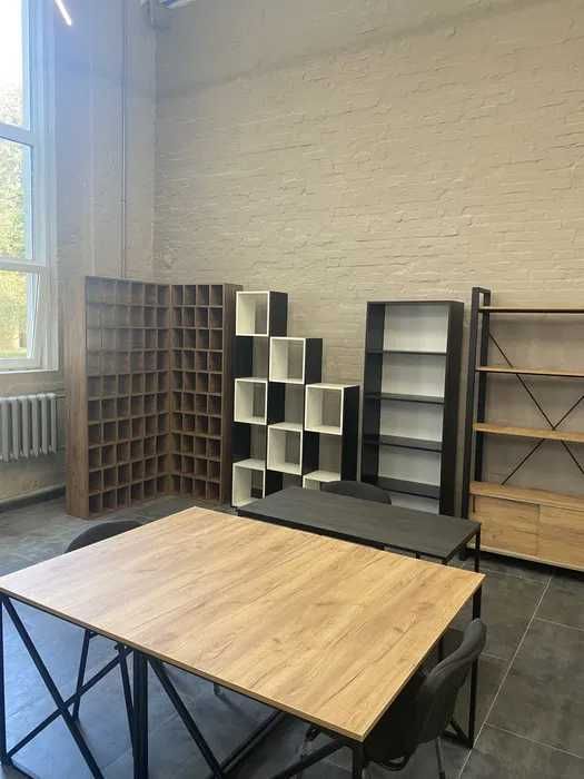 Стол письменный, столы Лофт, стелажи, тумбы, стулья. Мебель Лофт.