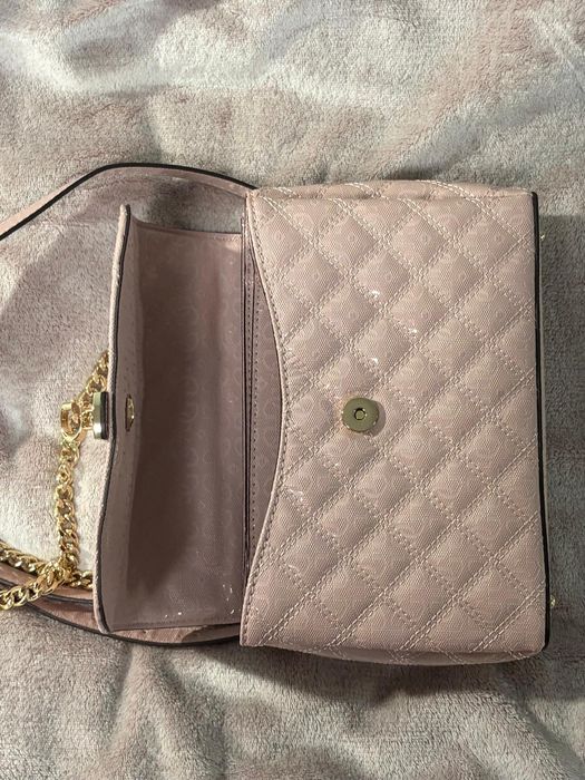 Torebka Guess, różowa, Gaia Convertible Xbody Flap, nowa