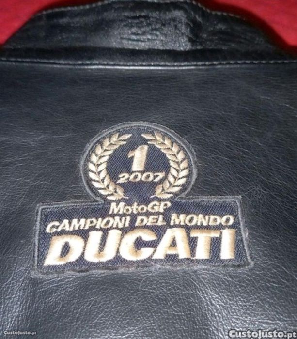 Antigo Casaco Pele Ducati (Dainese) de Coleção  (Edição Limitada) RARO