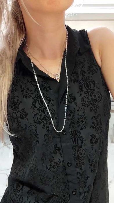 Czarna koszula damska transparentna koronka House - Nowość Wiosna 2026