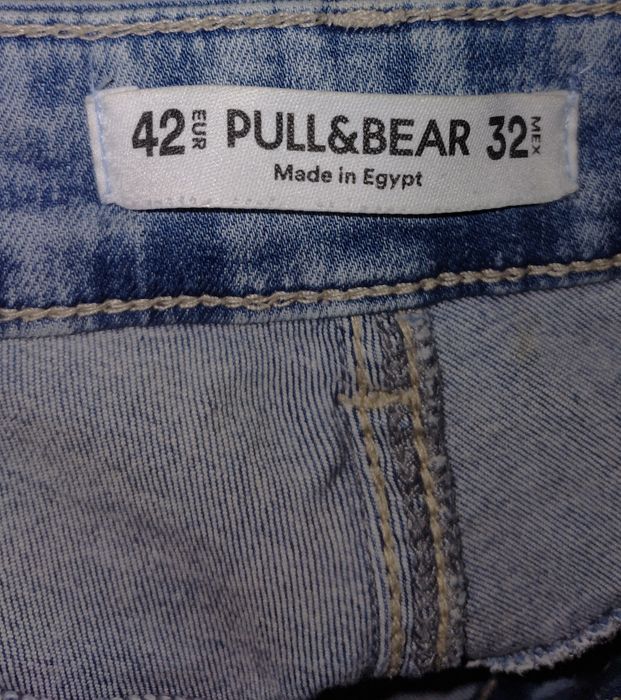 Okazja!! Jeansy  fit Pull&Bear wysoki stan r.42