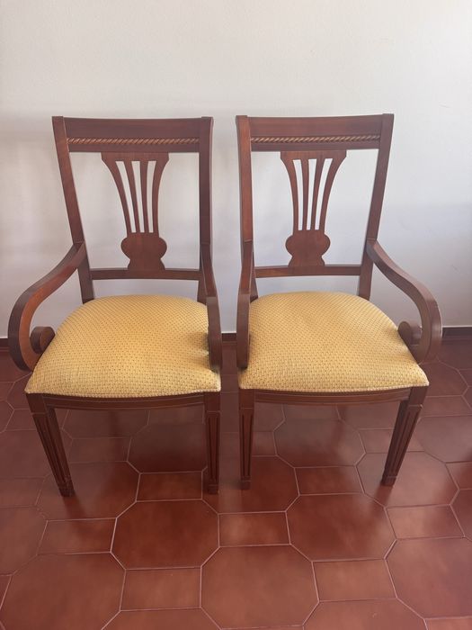 6 cadeiras vintage