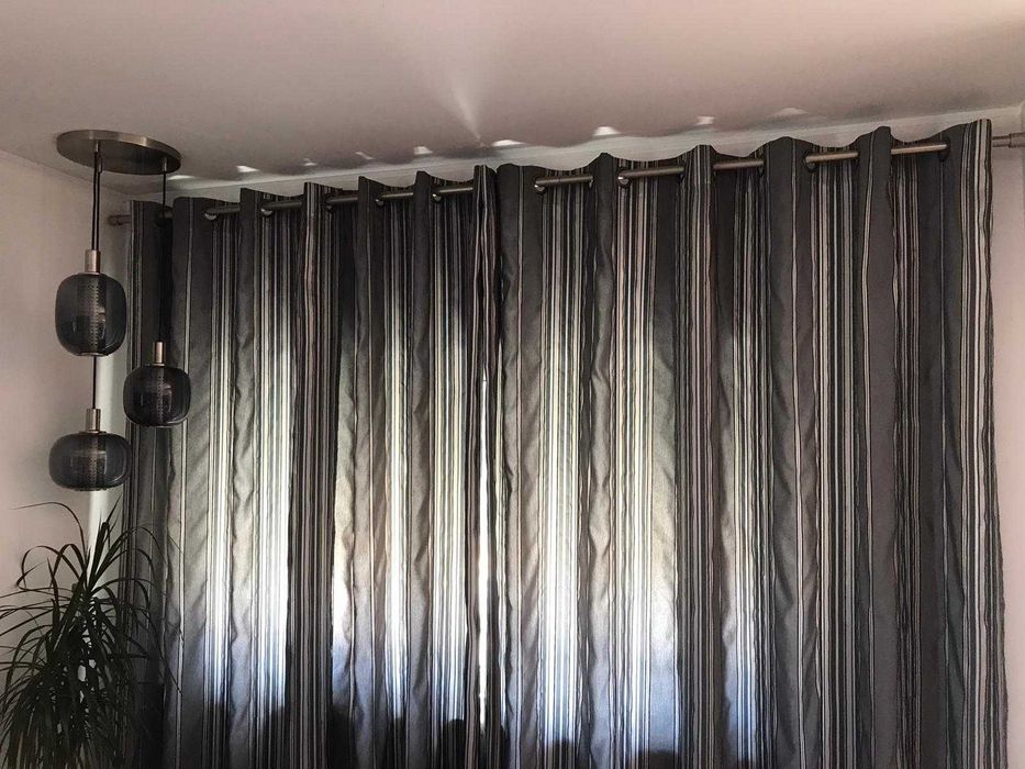 Cortinas / Cortinado luxo 4 partes com varão