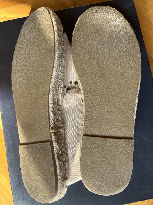 espadryle kremowe