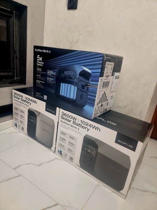 Продам зарядні станції екофло  EcoFlow Delta 3 / Delta 3 Plus (Нові)