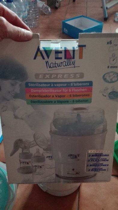 Esterilizador Biberão Avent a Vapor