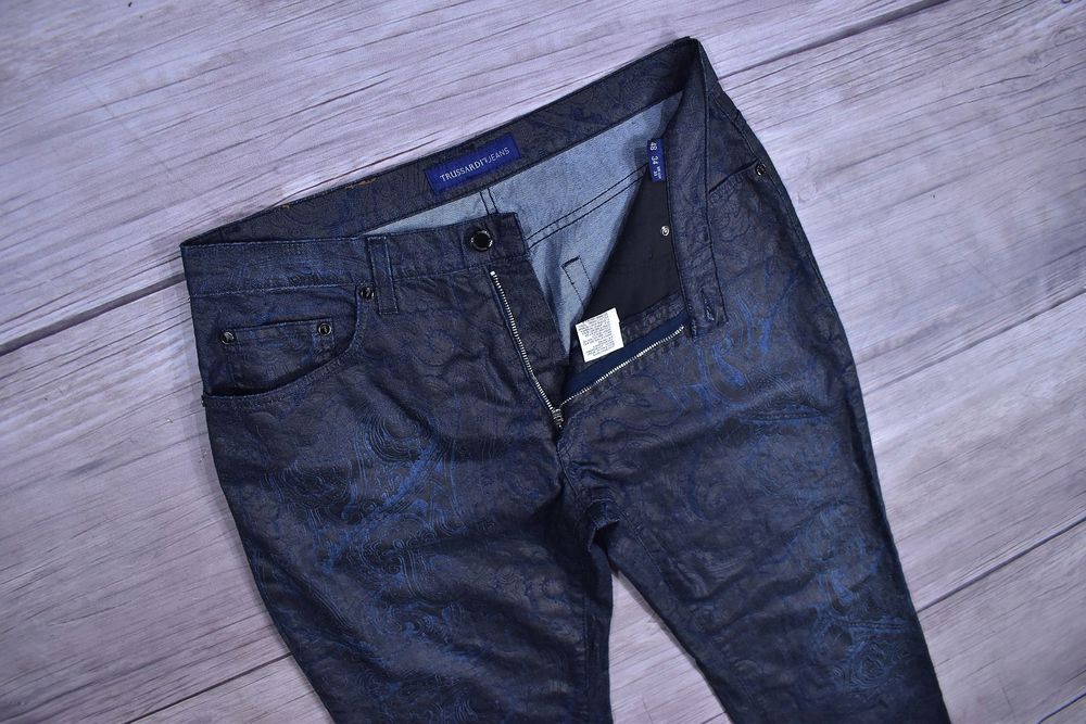 Trussardi Designerskie Spodnie Jeansowe Man / 34
