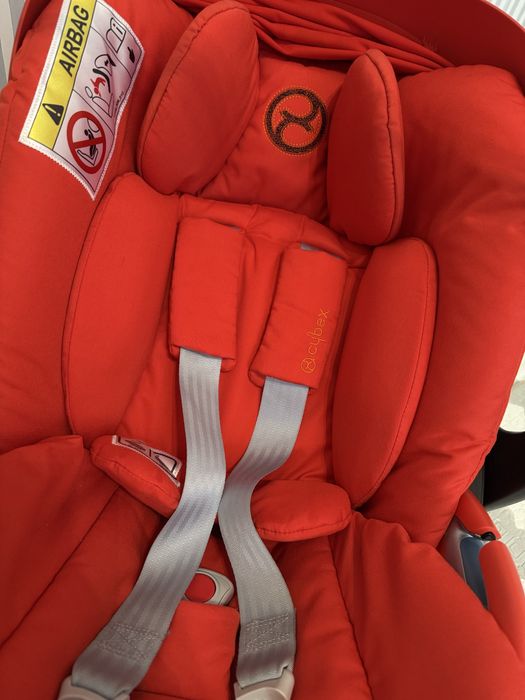 Автолюлька Cybex Cloud Z i-Size (Orange) з базою Isofix