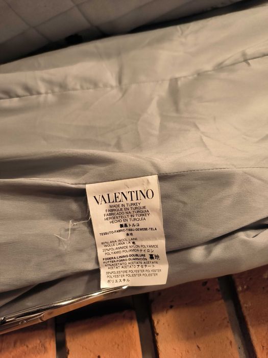 Płaszcz Valentino Red Damski Wełniany Wełna