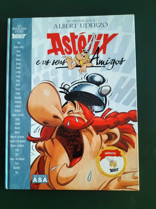 Livro Asterix homenagem Albert Uderzo 30 autores