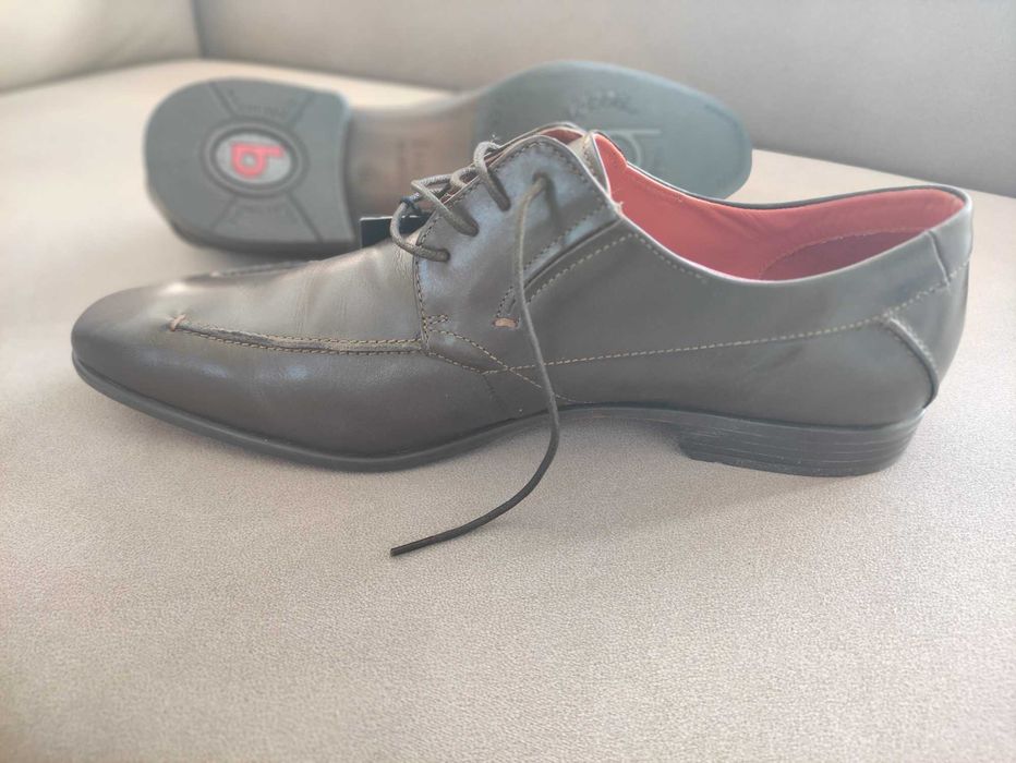 Buty Bugatti 46 brązowe – skóra naturalna – nowe, tylko mierzone