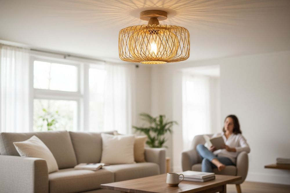 Lampa Sufitowa Frideko Home Bambusowa