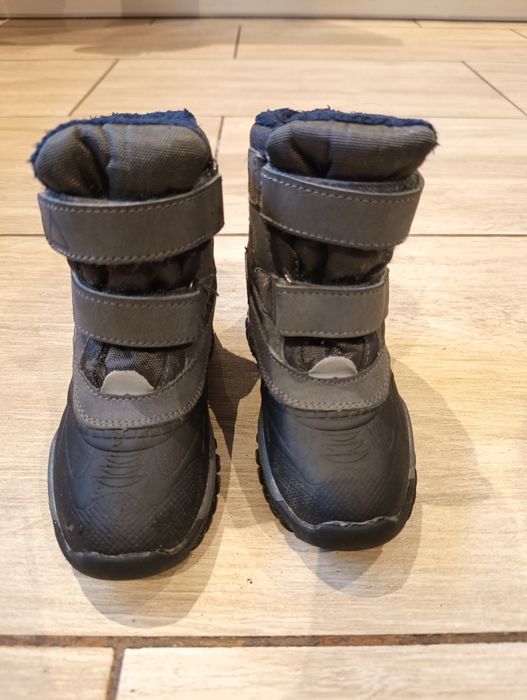 Buty zimowe lupilu śniegowce na rzepy