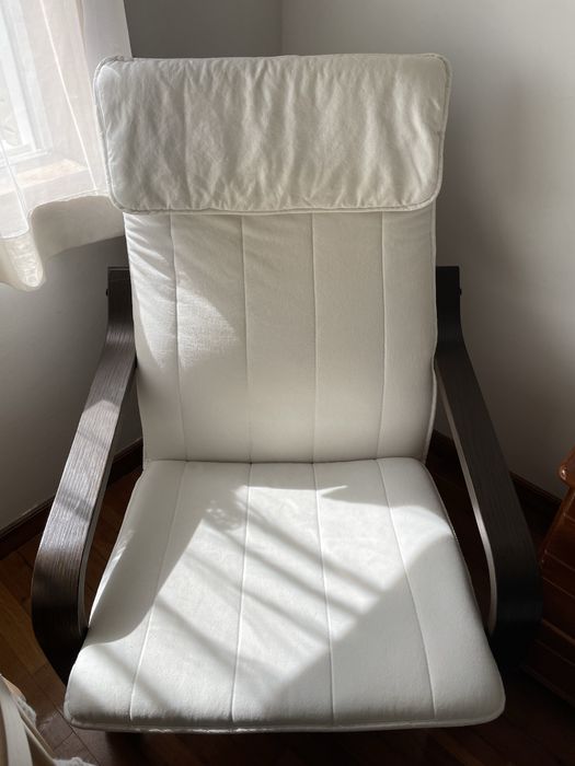 Poltrona preto-castanho