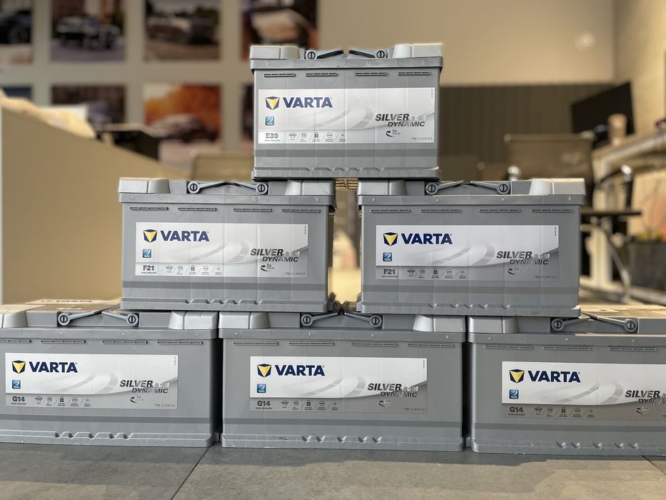 Акумулятор VARTA AGM 60ah 70ah 80ah 95ah 105ah
