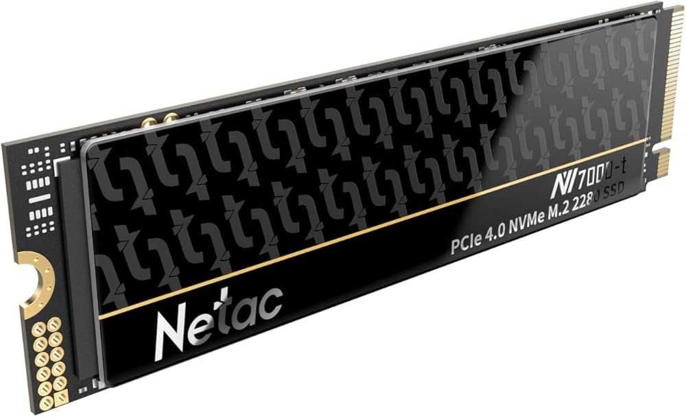 SSD Netac NV7000-t 2TB диск 2000ГБ NVMe 2280 PCIe 4 7400MB/s PC PS5