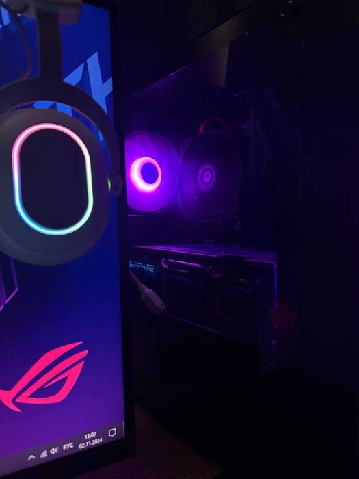 Комплект: Ігровий комп'ютер AMD Ryzen 5 RX580 8gb та монітор