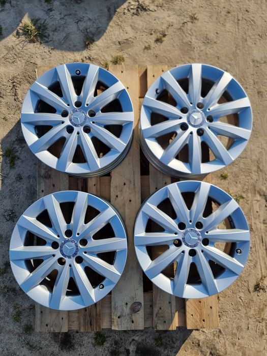 4x Felgi aluminiowe Mercedes  5x112 6.5Jx16H2 Et 49