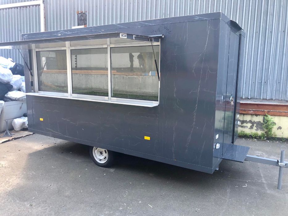 Прицеп кіоск для торгівлі кавʼярня на колесах фудтрак купава фургон