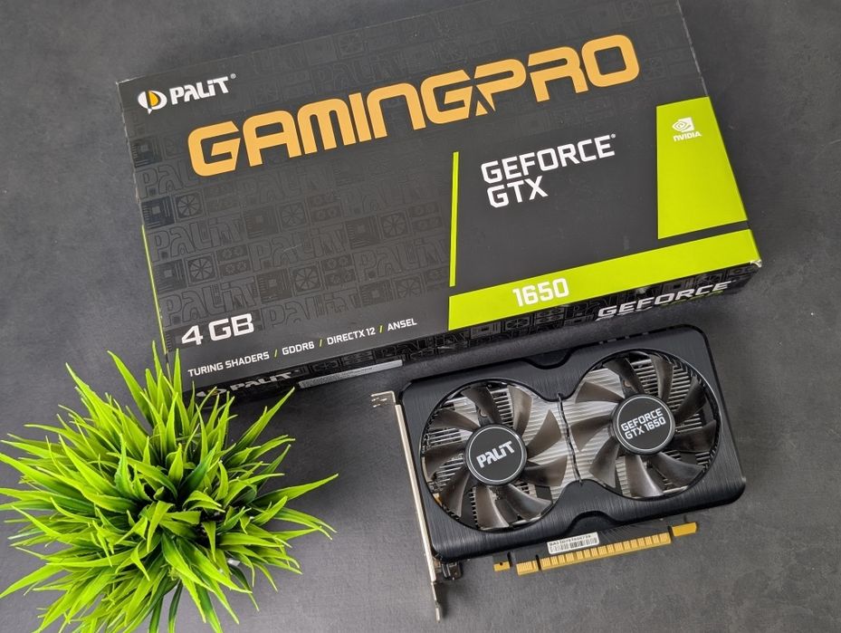 Відеокарта PALIT GAMING PRO GTX 1650 4GB (GDDR6) Гарантія | XPLAY