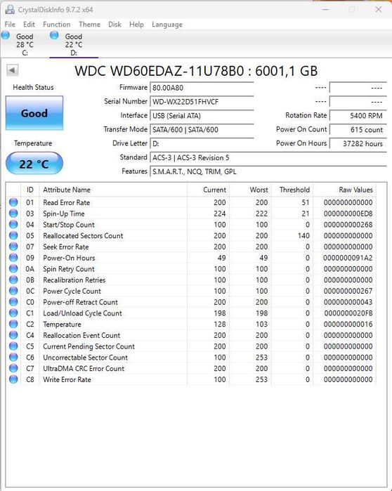 Disco Externo Western Digital Elements 6TB