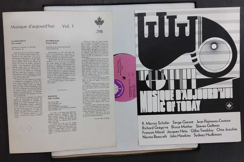 Vinil Caixa de 4xLp - Musique D'Aujourd'Hui - Music Of Today