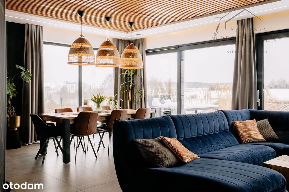 Nowoczesny dom nad jeziorem na Mazurach