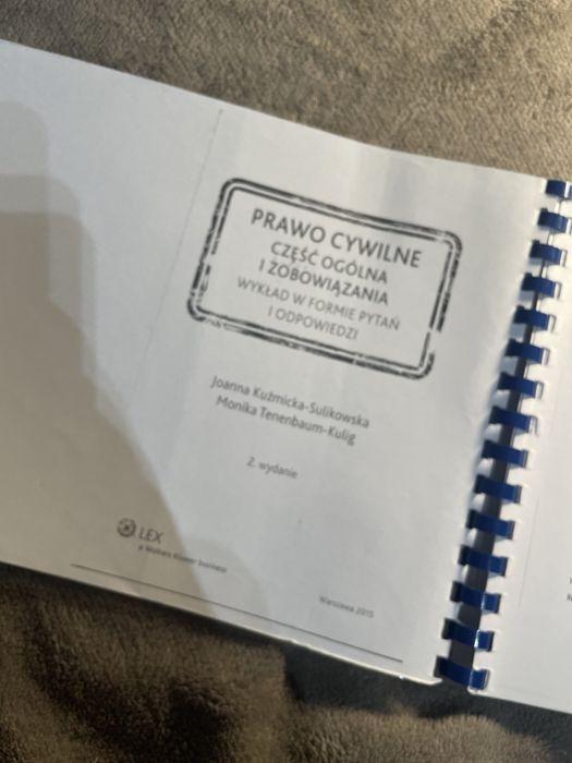 Prawo cywilne czesc ogolna i zobowiazania