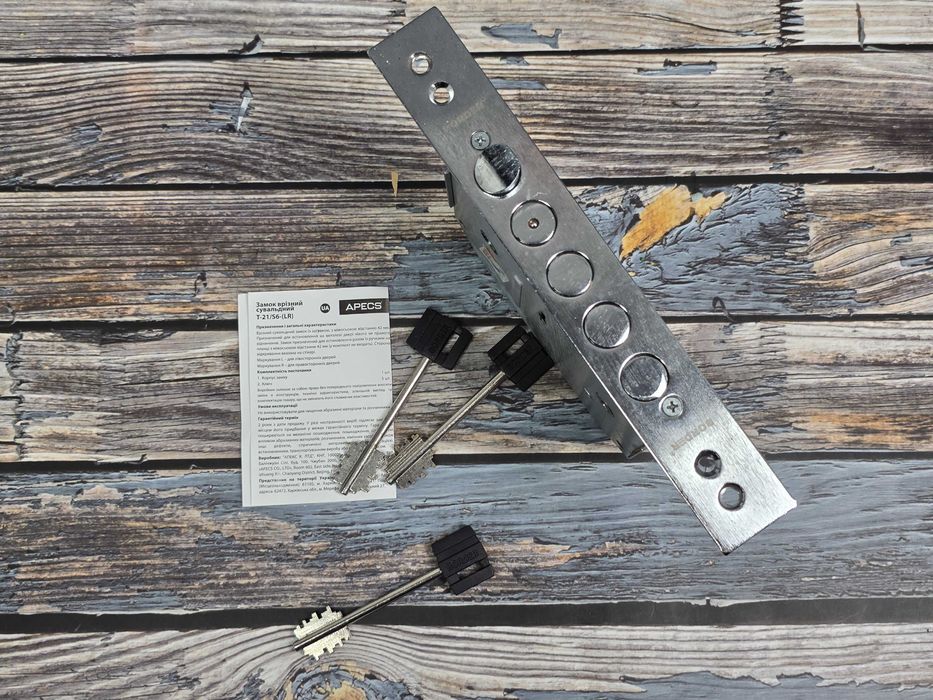 Замок Border T-21 S6-LR сувальдний врізний дверний Apecs