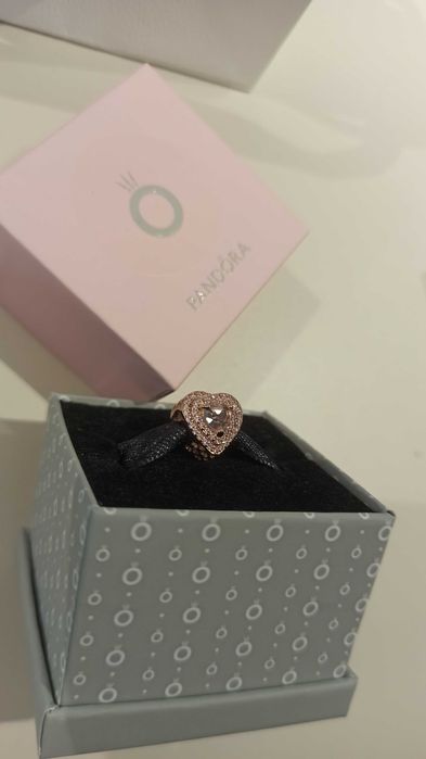 Charms Lśniące wypukłe serce Pandora NOWA ALE S925 kulka koralik