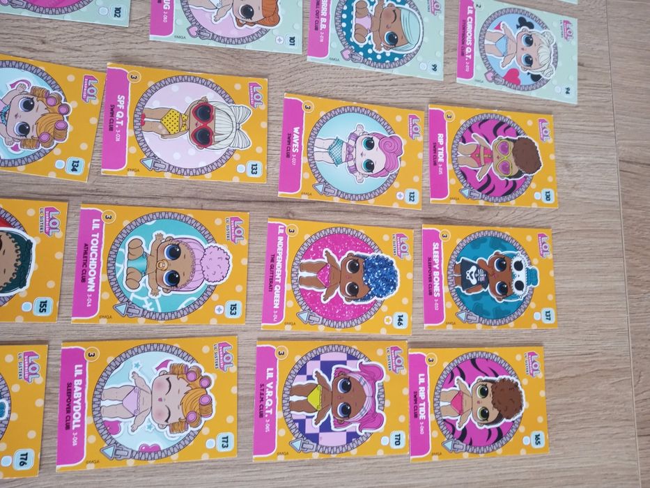 28 Kart lalek LOL surprise panini