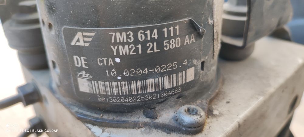 Pompa ABS ESP VW Sharan MK2 1.9 115 KM Manual 2001 Blask Gołdap