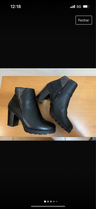 Botas da natura com salto