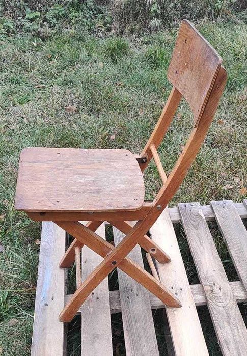 Krzesełko składane PRL.