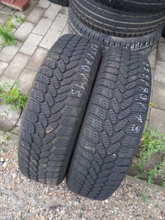 2x Opony Używane Całoroczne 155/70R13 Dębica