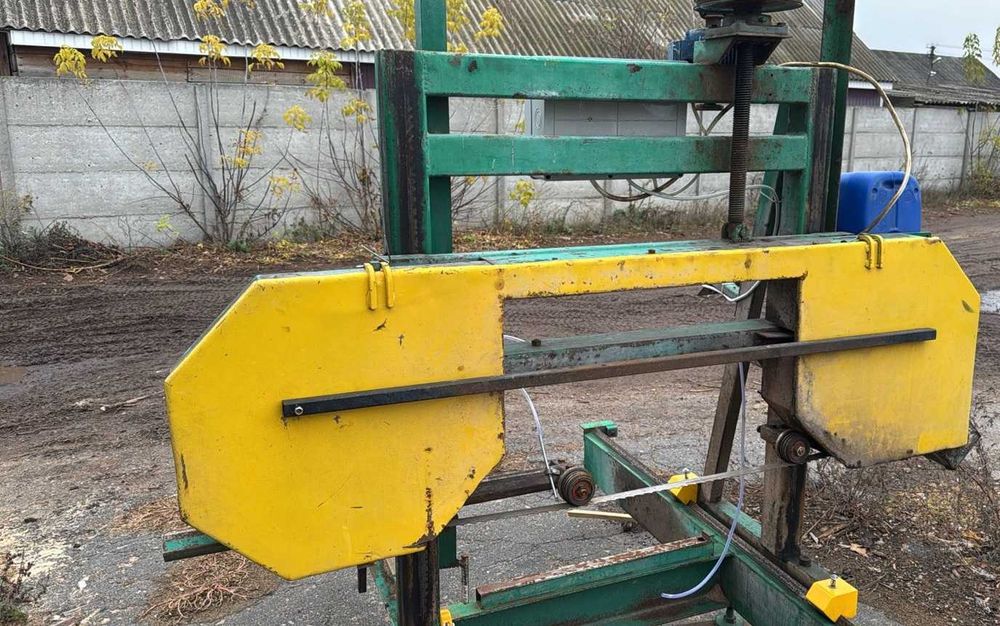 Стрічкова пилорама ПЛП-9  Робочий стан  ленточная пилорама