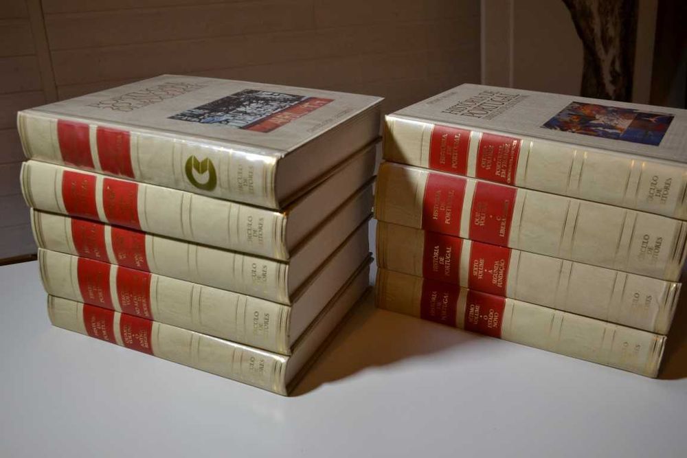 9 volumes de "História de Portugal" - Direção de José Mattoso